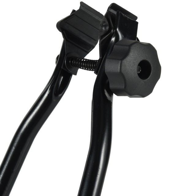 فولاذ أسود سهل التركيب 1 سعة تحميل الدراجة 15 كجم رف دورة مثبت على سقف السيارة للدراجات الجبلية